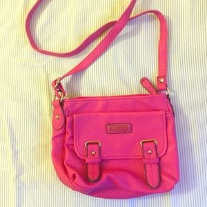Hot pink Rosetti crossbody bag